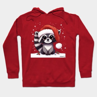 Christmas Raccoon Hoodie